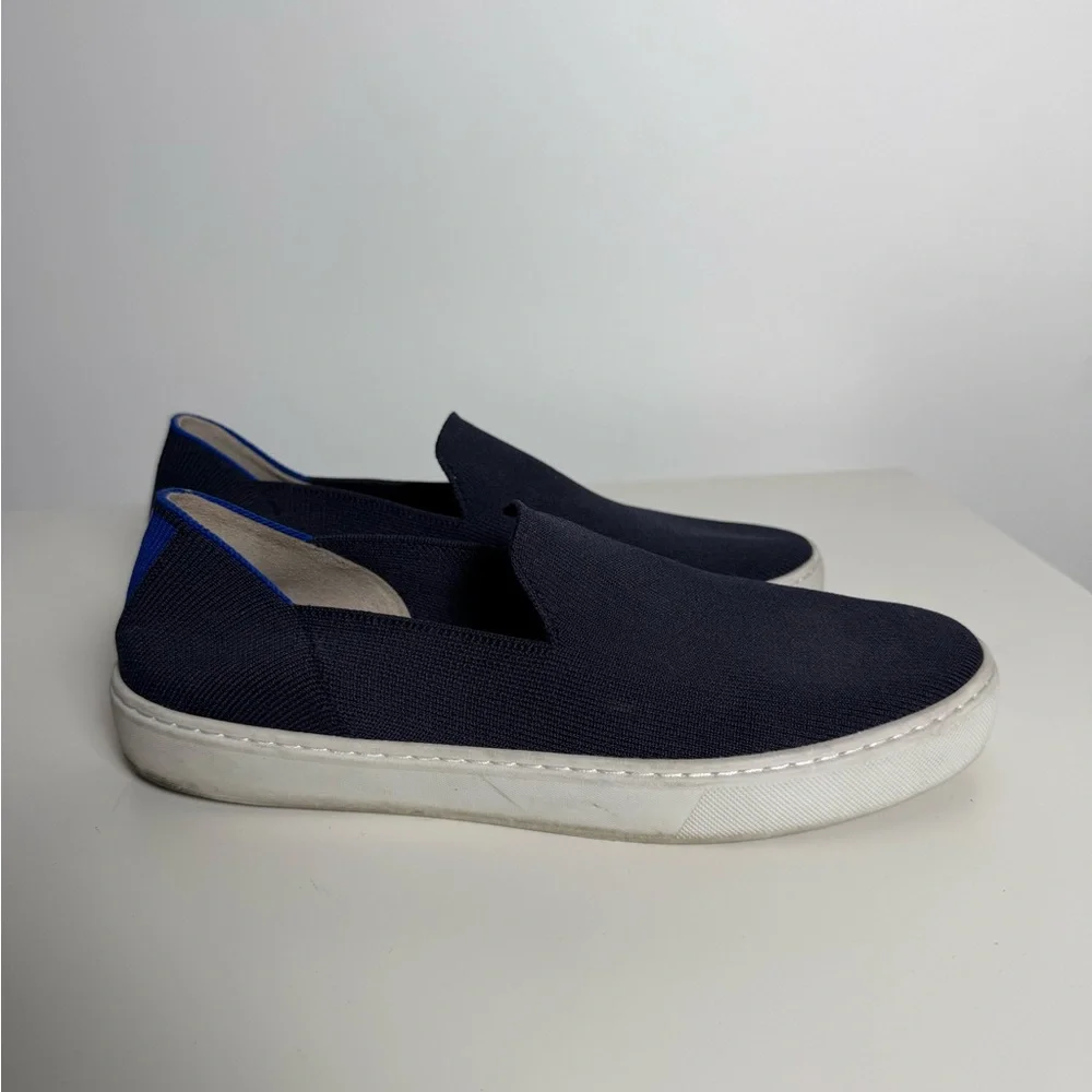 Rothy's Deep Blue Slip-On Sneakers - Picture 12 of 15